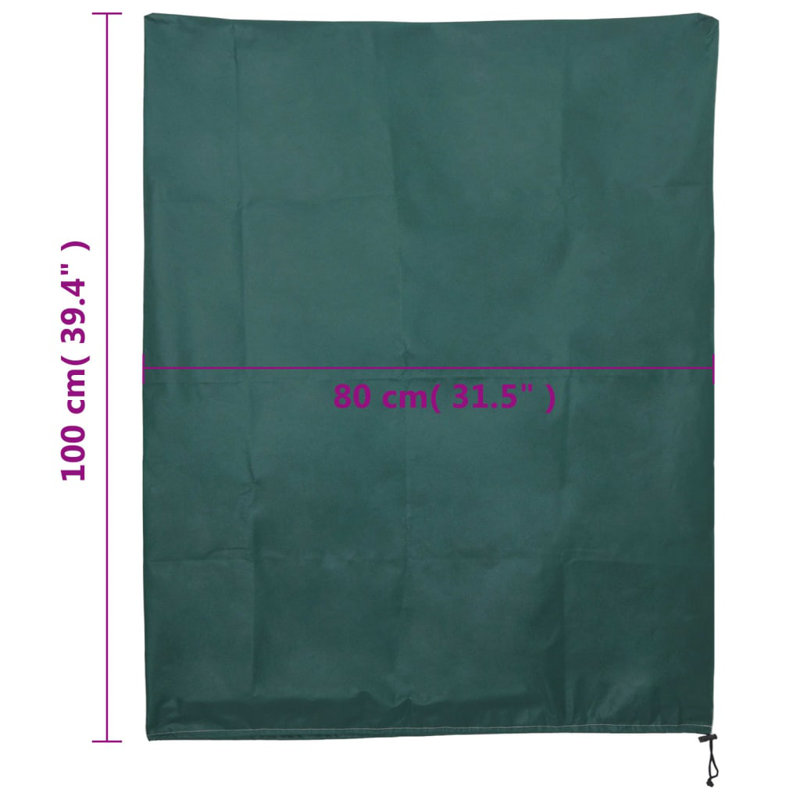 Bozan Plant Fleece Cover, 100cm H x 80cm W, Green