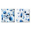 Cyntoria - Ensemble de 2 reproductions d'art sur toile-102574791-102574790