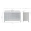  Ensemble de meuble-lavabo simple 60 "60"-565764861