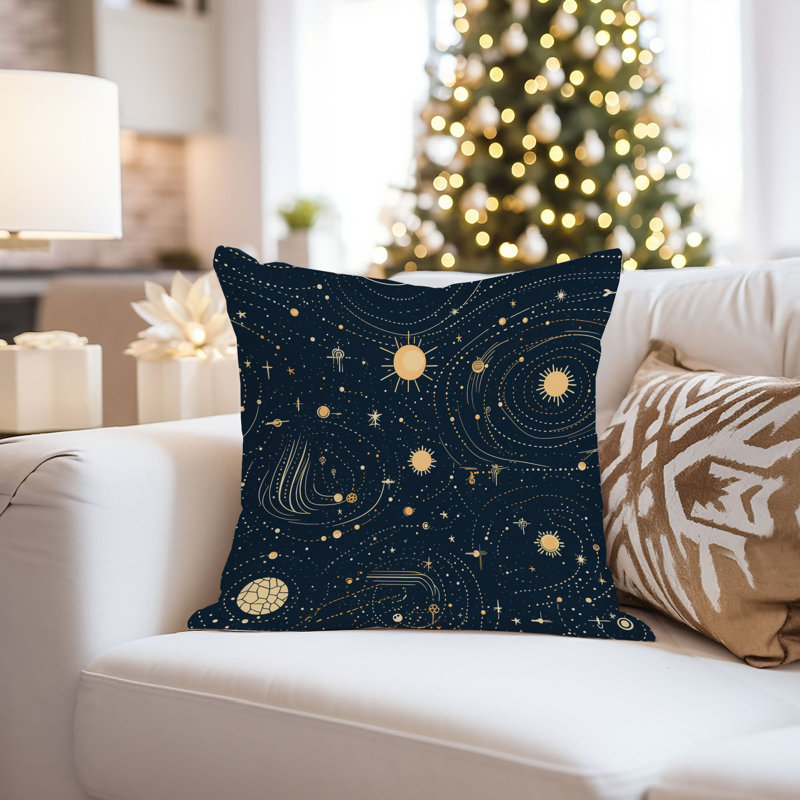 Astronomy and Space Stars Pattern VI Modern, 18"H x 18"W
