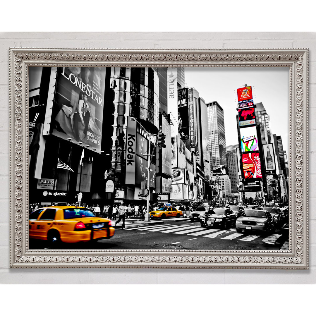 Gerahmtes Wandbild New York City Manhattan Cabs