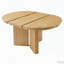 Table de salle à manger ovale extensible avec base piédestal-1154286525