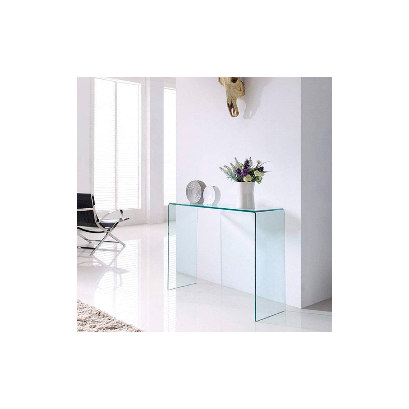 Arvani Console Table, 30" H x 30" W x 8" D