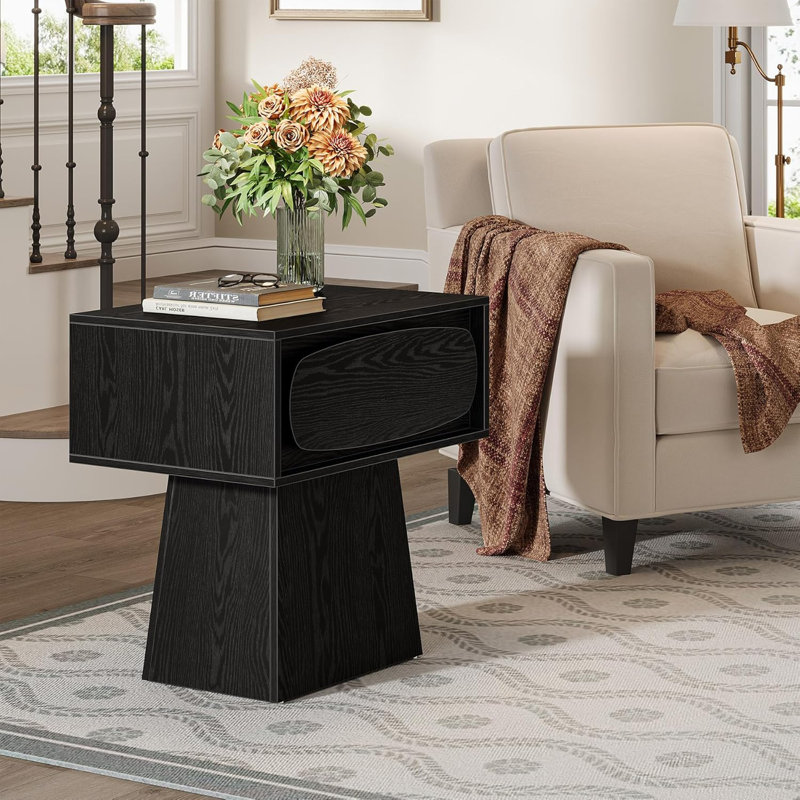 End Table For Living Room, 1, Black