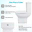 Belfry Bathroom Larios 1.59L LPF Round One-Piece Toilet (Seat Not Included)
