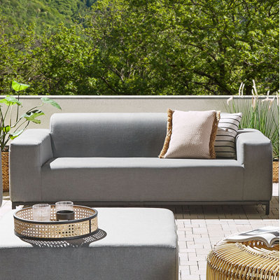 Booragoon 186cm Wide Metal Patio Sofa