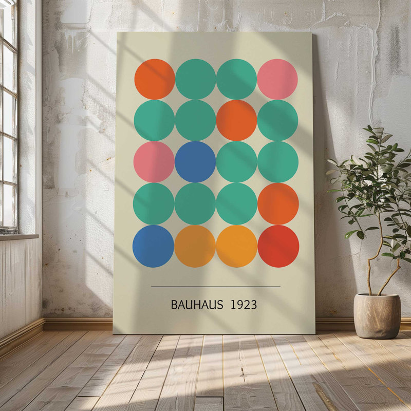 «Bauhaus 1923», grande impression sur toile, H 54 po x l 36 po