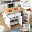 Wood Kitchen Island-1126771669