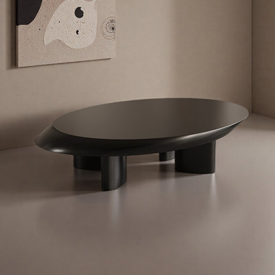 Table basse ovale en bois Simplicity