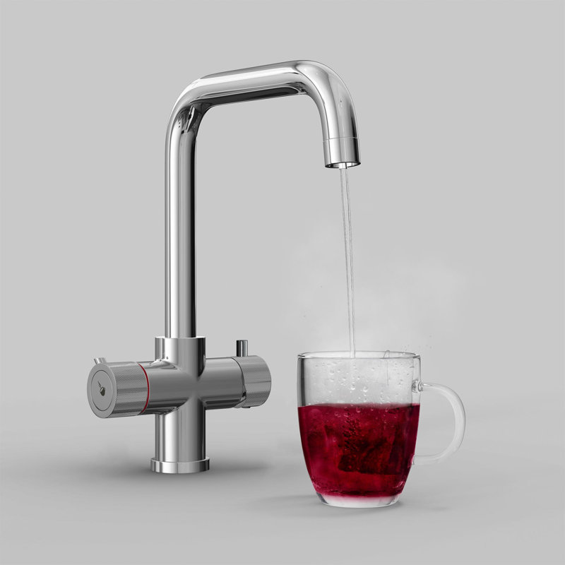 Fohen Kitchen Faucet, Polished Chrome