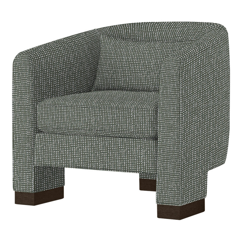 Fauteuil demi-tonneau Admiral, Perigold Caper Moss, Expresso