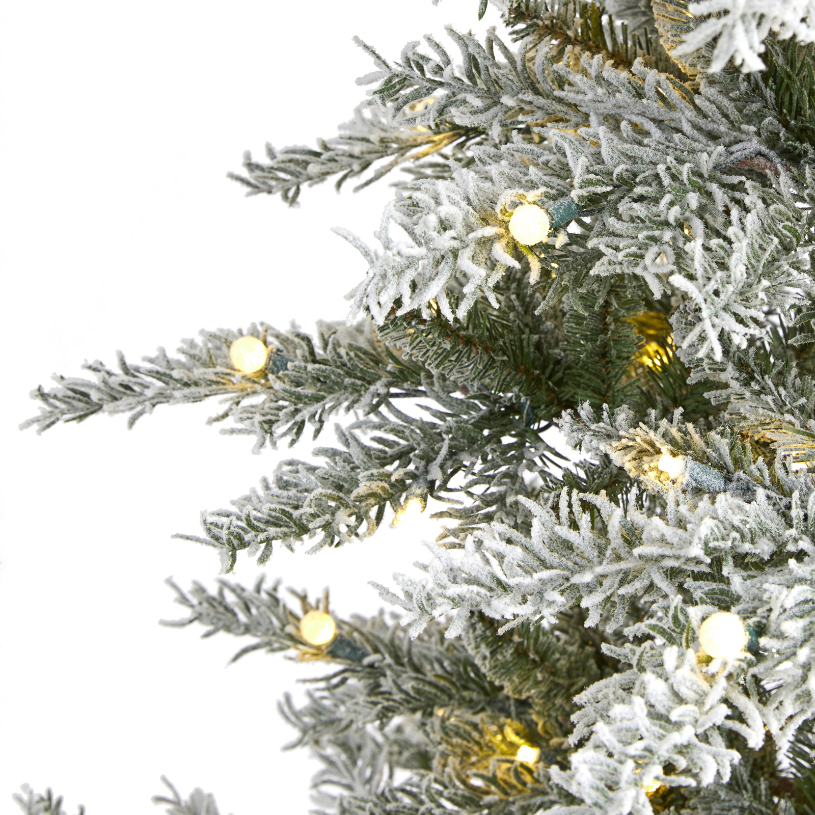 Lighted Artificial Christmas Tree, 6.5' H
