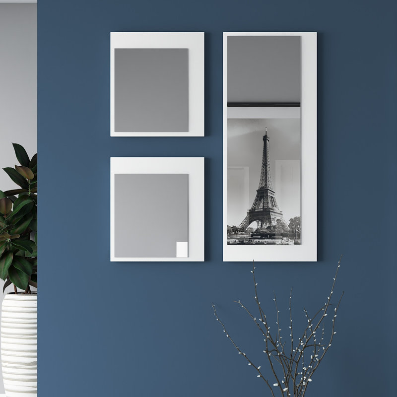 Ensemble de miroirs Fethiye, Blanc