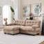 Canapé modulaire avec assise profonde et repose-pieds-1861995810