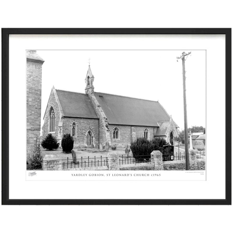 Yardley Gobion, St Leonard's Church C1965 - Single Picture Frame Print, 60cm H x 80cm W x 2.3cm D