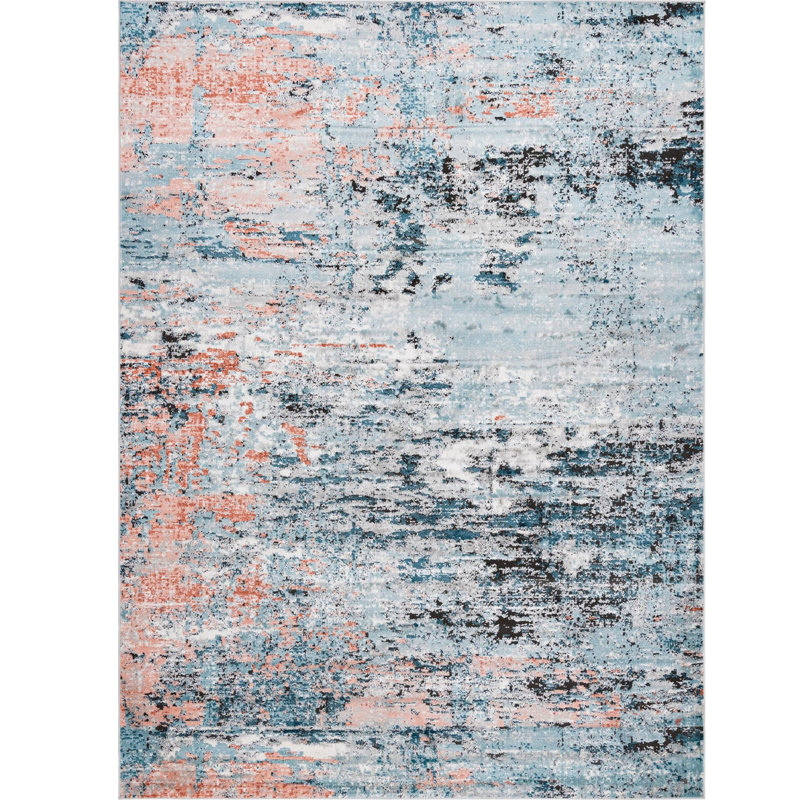 Abstract Indoor Rug, Rectangle 8' x 11'