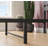 Platform Bed with Rustic Wood Headboard Metal Bed Modern Bed-122002489-86815499