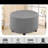 Round Ottoman Slipcover Polyester Blend Footstool Protector Covers Stretch With Elastic Bottom Feature Textured Machine Washable Jacquard Fabric-471816859