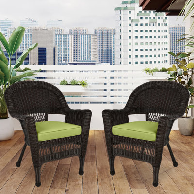 Burrowes Patio Chair with Cushions SET