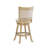 Avdija Rustic Upholstered Driftwood Swivel Bar Stool-1930783637-1930783643