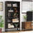 Tribesigns 5-Tier Heavy-Duty Bookshelf | Deep Back Panel & Anti-Tip Kit | 88lbs Per Shelf | Ideal for Living Room, Study, Office Storage & Display