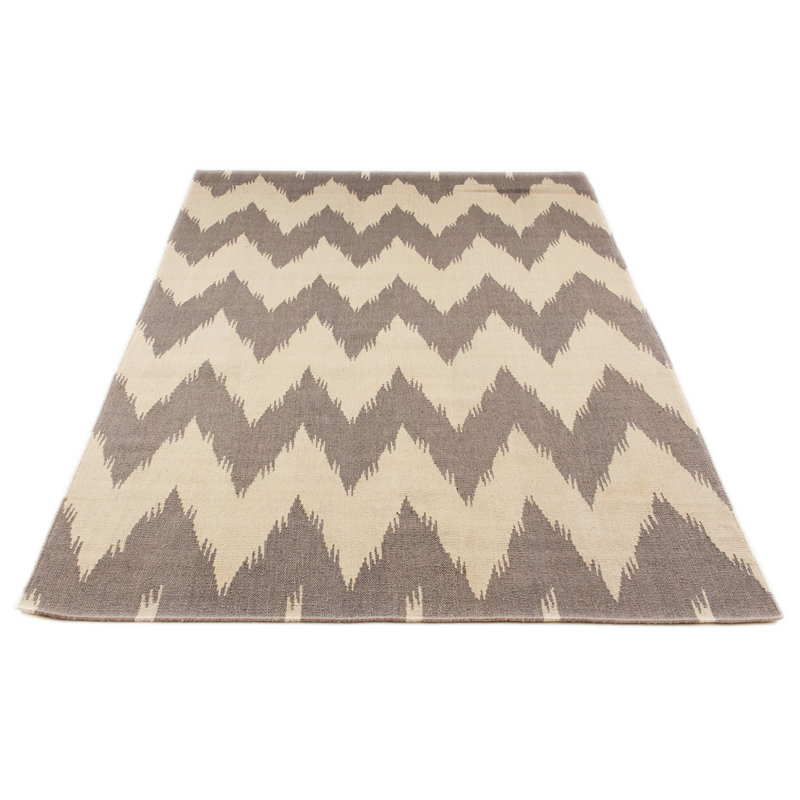Trainor Chevron Hand Woven Area Rug, Rectangle 160 x 230cm