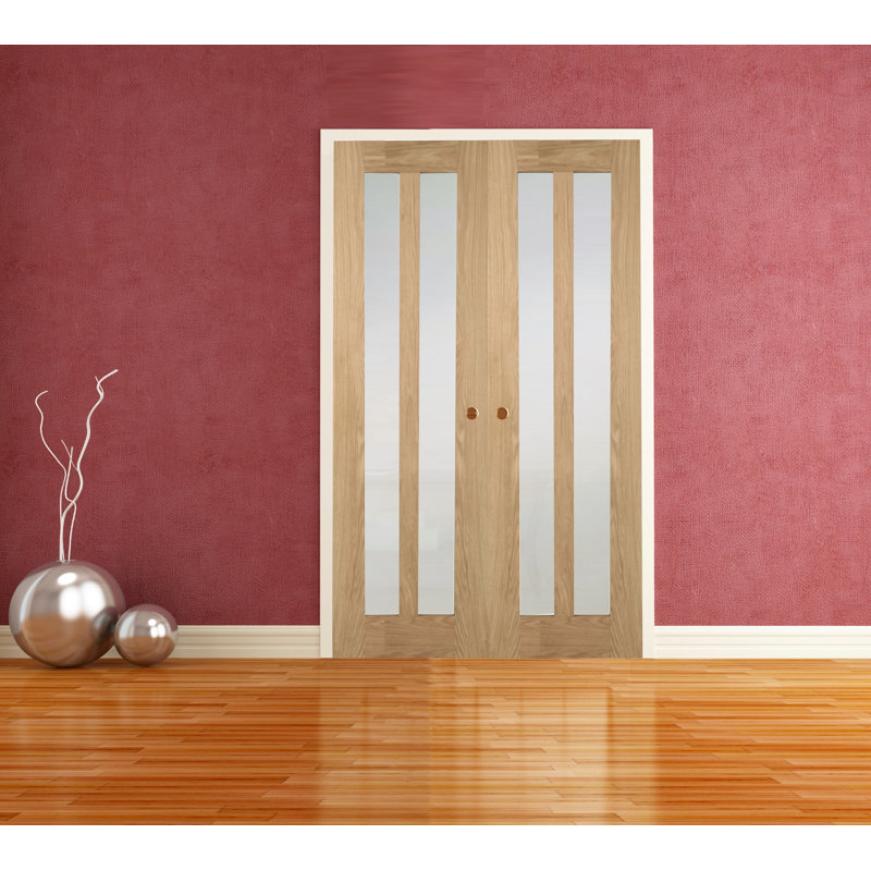 Careese French Doors, 120.8cm x 198.1cm, Frosted