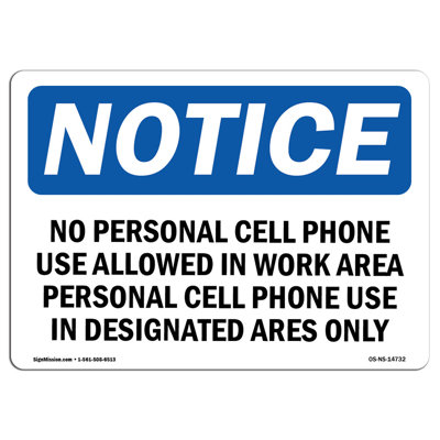 Avis de l'OSHA - interdiction d'utiliser le téléphone cellulaire dans le bureau
