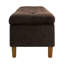 Banc de rangement à couvercle rabattable rembourré-96678456