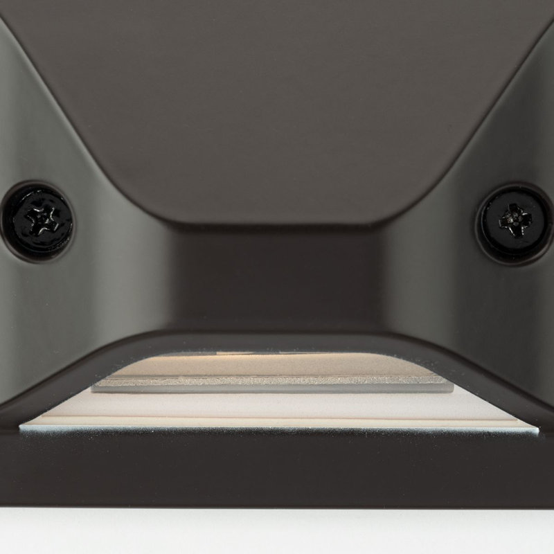 Integrated LED Metal Step Light, Antique Bronze