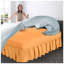 Premium Cotton Blend Plain Dyed Valance Sheet | Soft Durable and Breathable Luxury Bed Sheet for Ultimate Comfort-35991538-35991543