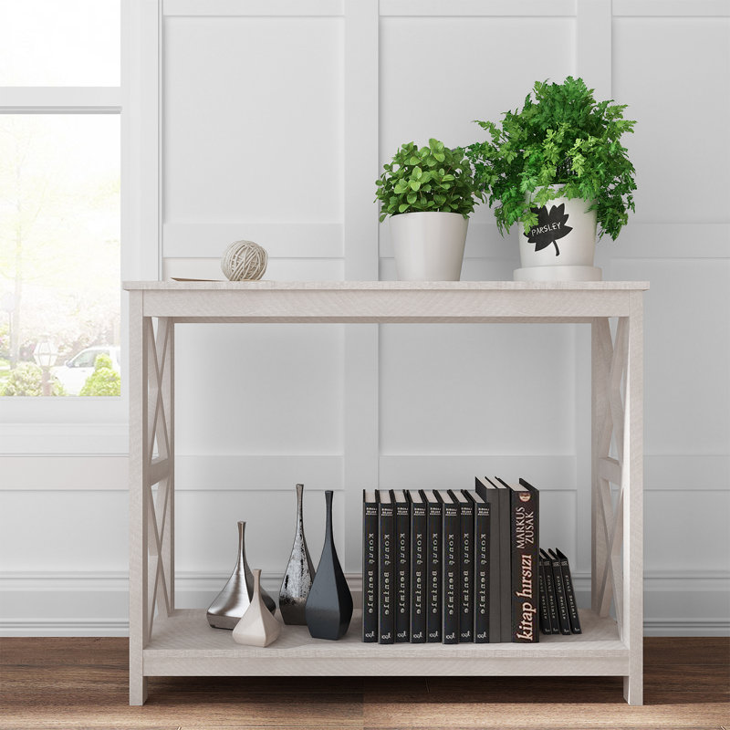 Nora 39'' Console Table, Light Gray