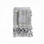 Table de chevet 2 tiroirs Heckstein en platine antique