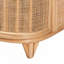 Armoire de rangement bohémienne en rotin