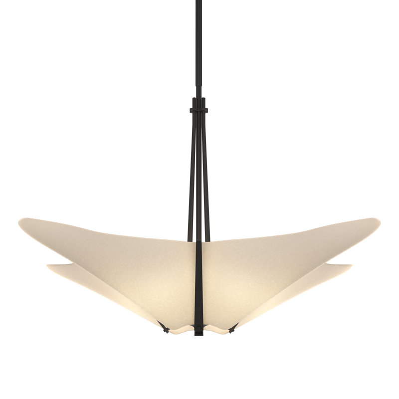 Kirigami 4 - Light Unique/Statement Geometric Pendant, Black