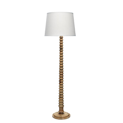 Floor Lamp In Bleached Wood