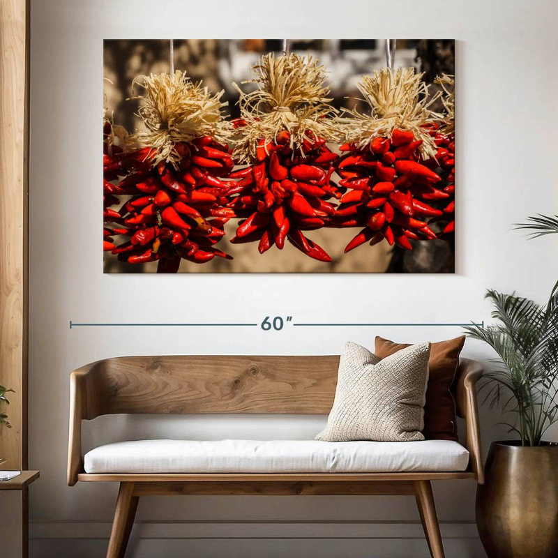 Yarlin Chili Pepper Spice, 34" H x 51" W