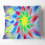 Danse des pétales multicolores - coussin à imprimé floral-30718591-30718587