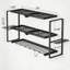 Rangement robuste pour outils électriques avec 7 porte-perceuses - Support mural en métal pour outils-923447704-923447709