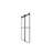 56"-60"W X 76"H Frameless Design Shower Door  - Double Sliding Opening Shower Door  - 3/8'' (10Mm) Clear Tempered Glass Shower Enclosure Door With Square Rail,Double Side Easy Clean Coat-122071565