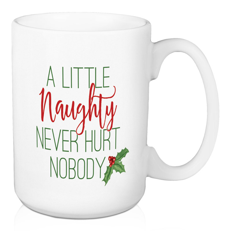 Grande tasse à café never naughty