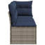 62cm Wide Patio Sofa with Cushions