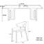 Ensemble de salle à manger rectangulaire rétro-100491846-100491841