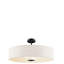 Luminaire suspendu tambour unique et remarquable à 3 lumières Broden-375180946-375282414
