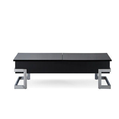 Calmam  Chrome Finish Coffee Table W/ Lift Top