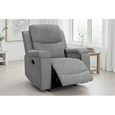 99cm Wide Chenille Glider Standard Recliner