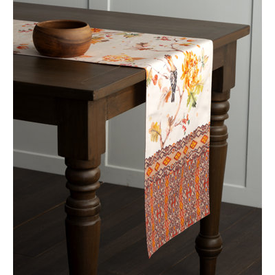 Folral 100% Cotton Table Runner