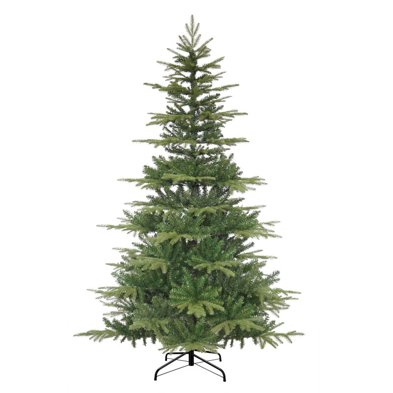 Unlit Aspen Pine Artificial Christmas Tree, 6.89ft H x 4.17ft W