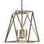 Ansley 4 - Light Lantern Geometric Pendant