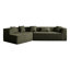 Nuage modulaire 127,5 po, style minimaliste moderne. Aucun assemblage requis. Conception géométrique pour différentes configurations. Coin rajeunissant à haute mousse. Revêtement respirant. 3, étincelle flamboyante-1728374798